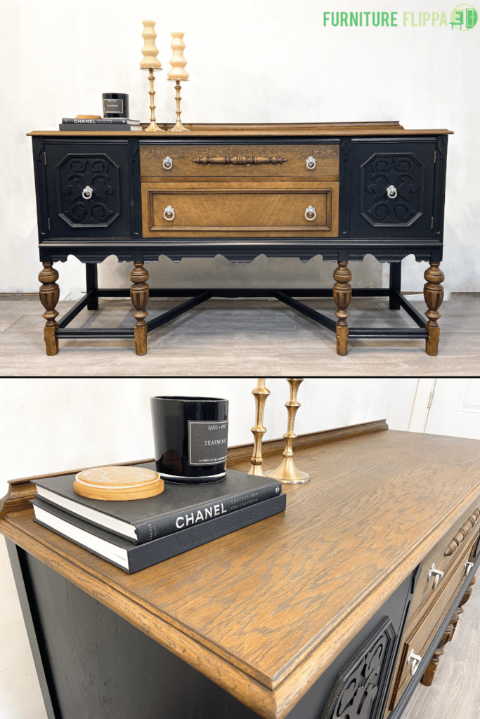 black buffet makeover