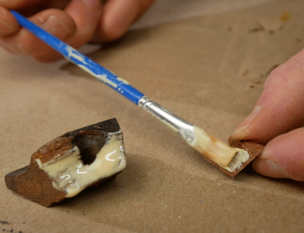 glue fix to trim wood piece