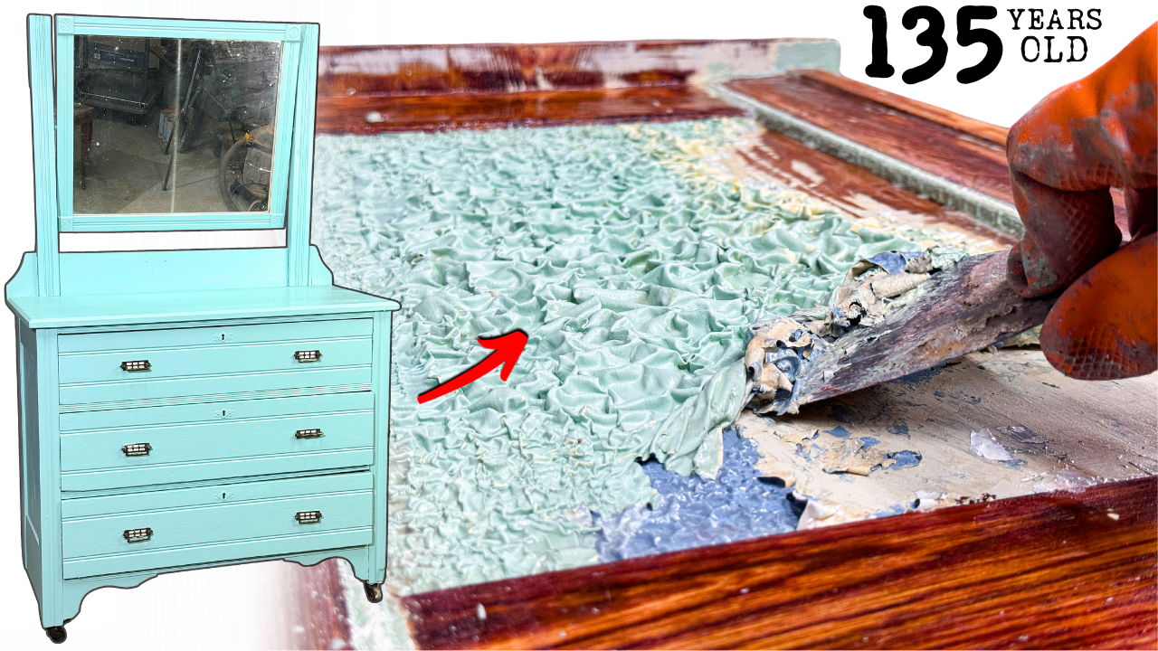 antique eastlake dresser restoration 1889