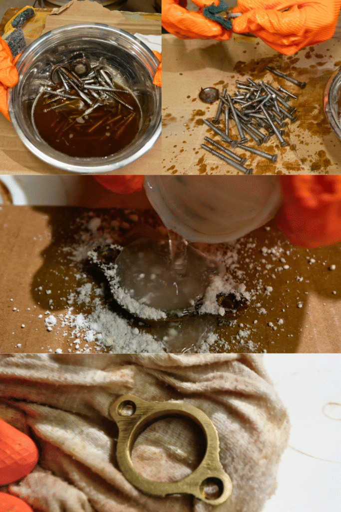 hardware cleaning antique