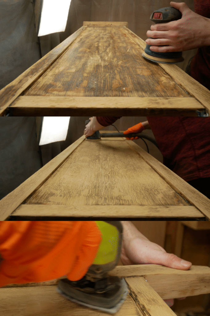 initial sanding