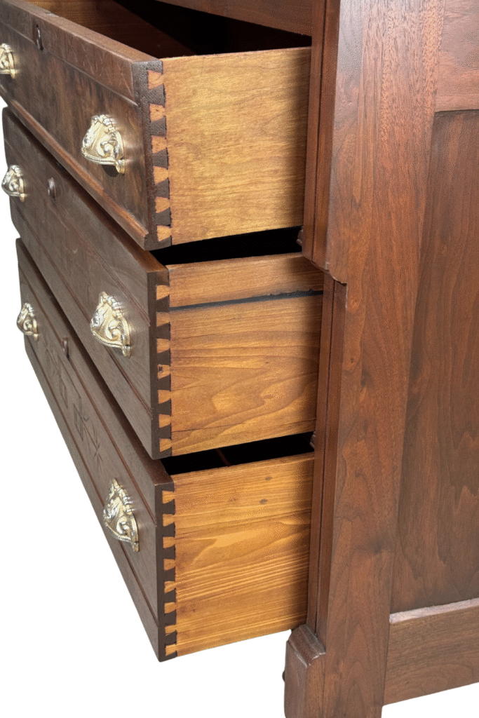 walnut antique dove tails
