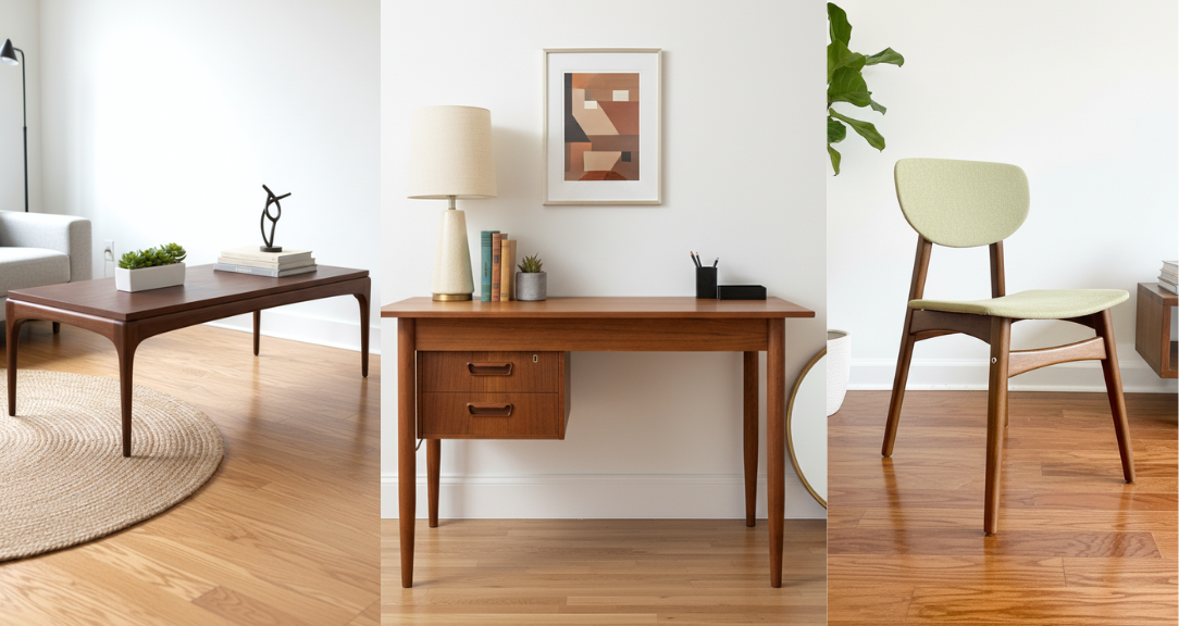 MCM refinished pieces pic